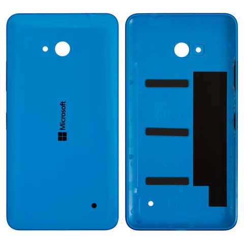 Задня панель корпуса для Microsoft Nokia  640 Lumia, синя, з боковою кнопкою