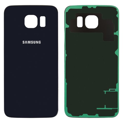Задня панель корпуса для Samsung G920F Galaxy S6, синя, 2.5D, Original PRC 