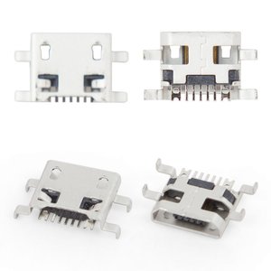 Конектор зарядки для мобільних телефонів, 7 pin, тип11, micro USB тип B