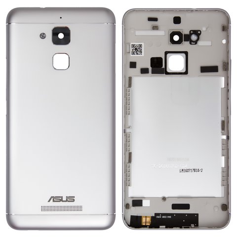 Задня панель корпуса для Asus Zenfone 3 Max ZC520TL  5,2", біла, з боковою кнопкою