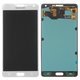 Дисплей для Samsung A700 Galaxy A7, белый, без рамки, High Copy, (OLED)
