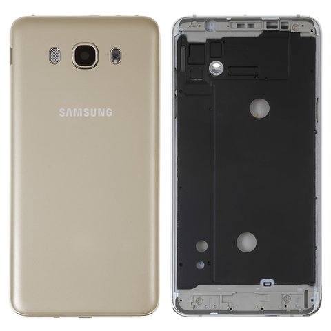 Корпус для Samsung J710F Galaxy J7 2016 , золотистый