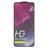 Защитное стекло для Samsung A515 Galaxy A51, совместимо с чехлом, Full Glue, (без упаковки), черный