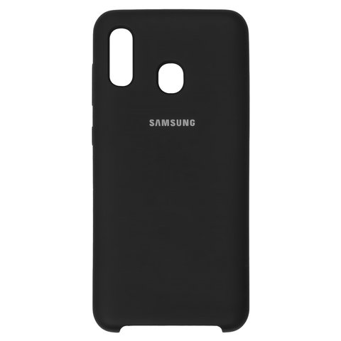 Чехол для Samsung A205 Galaxy A20, A305 Galaxy A30, M107F DS Galaxy M10s, черный, Original Soft Case, силикон, black 18 