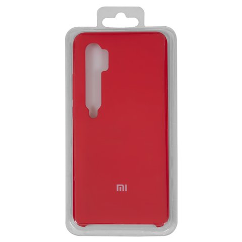 Чехол для Xiaomi Mi Note 10, Mi Note 10 Pro, красный, Original Soft Case, силикон, red 14 , M1910F4G, M1910F4S