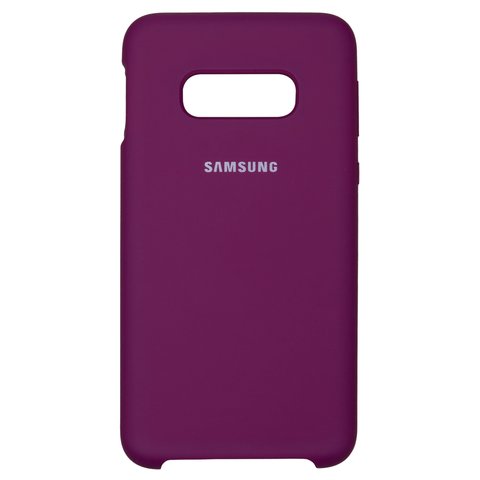 Чехол для Samsung G970 Galaxy S10e, фиолетовый, Original Soft Case, силикон, grape 43 