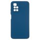Чехол для Xiaomi Redmi 10, черный, синий, Original Soft Case, силикон, dark blue (08)