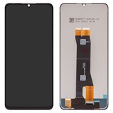 Дисплей для ZTE Blade V50 Vita, черный, без рамки, Оригинал (переклеено стекло), LMBH067110680