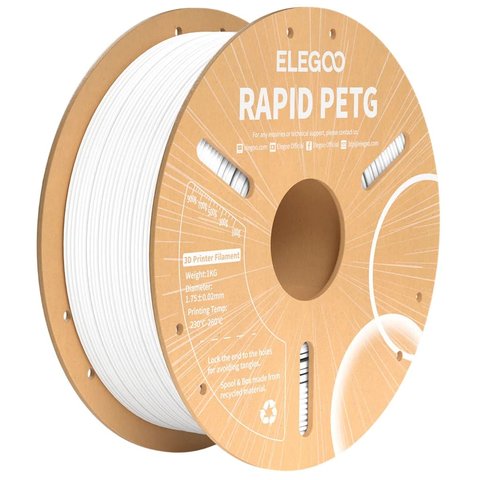 Філамент ELEGOO RAPID PETG, білий white , 1 кг