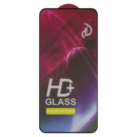 Захисне скло All Spares для Samsung A356 Galaxy A35 5G, A556 Galaxy A55, сумісне з чохлом, Full Glue, чорний, шар клею нанесений по всій поверхні