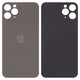 Задняя панель корпуса для iPhone 11 Pro, серая, не нужно снимать стекло камеры, Original (PRC), big hole, matte space gray