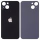 Задня панель корпуса для iPhone 13, чорна, не потрібно знімати скло камери, Original (PRC), big hole