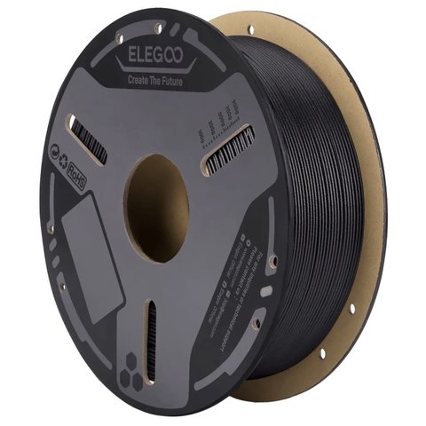 Філамент для 3D принтера ELEGOO PETG GF Black, 1 кг