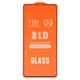 Защитное стекло для Xiaomi Redmi Note 13 Pro Plus, совместимо с чехлом, Full Glue, (без упаковки), черный