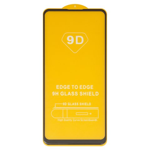 Захисне скло для OnePlus 9, 9R, сумісне з чохлом, Full Glue, без упаковки , чорний