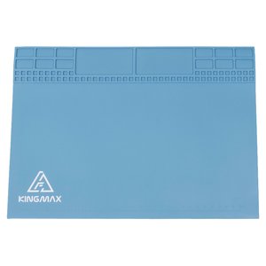 Коврик монтажный Kingmax TE 504, антистатический, 250 мм, 350 мм, синий