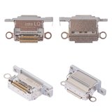 Коннектор зарядки для iPhone 17 Pro, iPhone 17 Pro Max, серый, USB тип-C