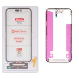 Сенсорный экран G+OCA PRO для iPhone 14 Pro Max, с рамкой, с ОСА-пленкой, черный, без микросхемы