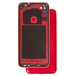 Panel trasero de carcasa puede usarse con Samsung A115 Galaxy A11, roja, con vidrio de cámara