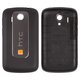 Housing Back Cover compatible with HTC A310e Explorer, (black)