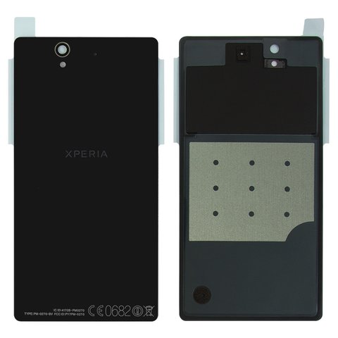 Housing Back Cover compatible with Sony C6602 L36h Xperia Z, C6603 L36i Xperia Z, C6606 L36a Xperia Z, black 