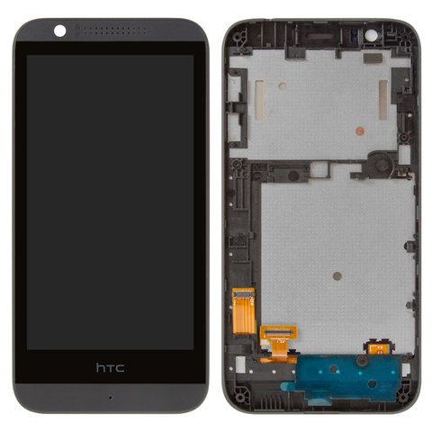 LCD compatible with HTC Desire 510, black 