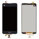 LCD compatible with LG X Screen, X Screen K500N, X View K500DS, (black)