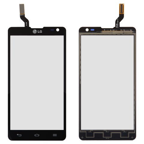 Touchscreen compatible with LG D605 Optimus L9 II, black 
