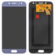 LCD compatible with Samsung J530 Galaxy J5 (2017), (blue, without frame, Original (PRC), original glass)