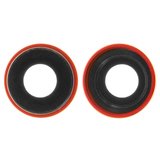 Camera Lens compatible with iPhone XR, (red, with frames)