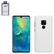 Case Nillkin Super Frosted Shield compatible with Huawei Mate 20, (white, with support, matt, plastic) #6902048166981
