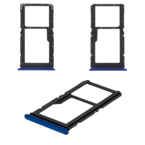 SIM Card Holder compatible with Xiaomi Redmi Note 7, dark blue, M1901F7G, M1901F7H, M1901F7I 
