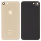Housing Back Cover compatible with iPhone 8, (golden, with camera lens, small hole)