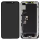LCD compatible with iPhone XS Max, (black, with frame, HC, (OLED), Self-welded OEM soft)
