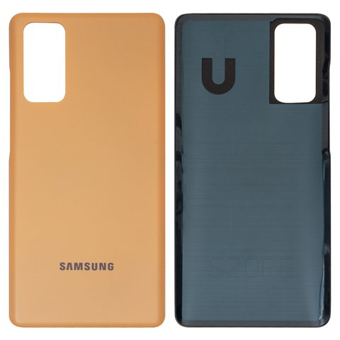Housing Back Cover compatible with Samsung G780 Galaxy S20 FE, G781 Galaxy S20 FE 5G, orange, cloud orange 