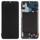 LCD compatible with Samsung A705 Galaxy A70, (black, with frame, High Copy, with wide edge, (OLED))