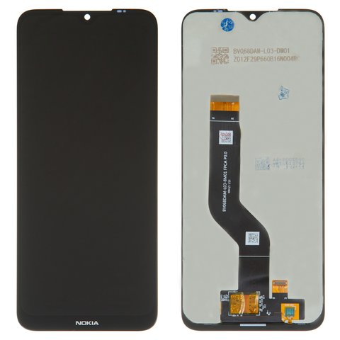 LCD compatible with Nokia G50, black, without frame, Original PRC  