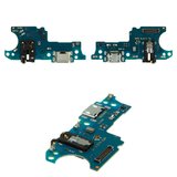 Cable flex puede usarse con Samsung A035F Galaxy A03, del conector de carga, del conector de auriculares, con componentes, Original (PRC), placa del cargador