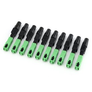 Conector óptico SC APC, 10 uds.