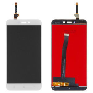 Pantalla LCD puede usarse con Xiaomi Redmi 4X, blanco, clase B, sin marco, High Copy