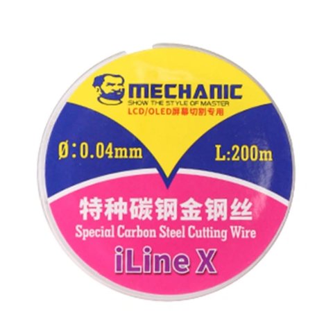 Hilo para separar el vidrio Mechanic iLine X, 0.04 mm, 200 m