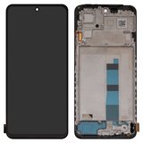 Дисплей для Xiaomi Redmi Note 12 4G, черный, с рамкой, High Copy, (OLED)