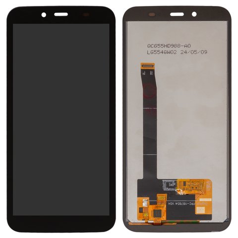 Pantalla LCD puede usarse con Blackview BV5500, BV5500 Pro, negro, sin marco, High Copy, FPC Y87854