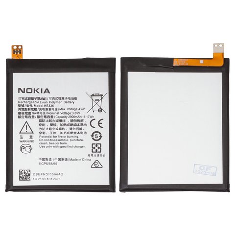 Аккумулятор HE336 для Nokia 3.1, Li ion, 3,85 B, 2990 мАч, Original PRC 