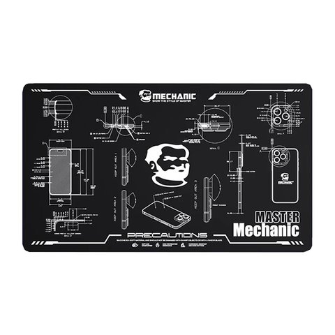Alfombrilla aislante Mechanic V79, resistente al calor, resistente a las manchas, 600 mm, 350 mm