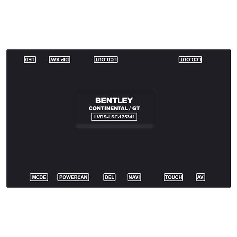 Видеоинтерфейс для Bentley Continental, Mulsane 2012 2015 г.в.