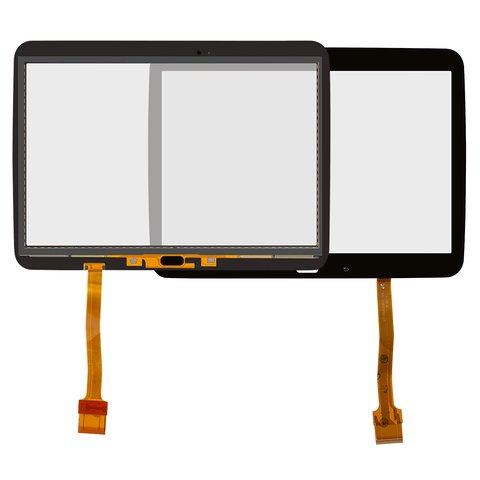 Touchscreen compatible with Samsung P5200 Galaxy Tab3, P5210 Galaxy Tab3, black 