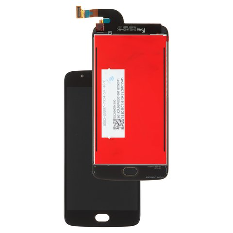 LCD compatible with Motorola XT1794  Moto G5s, black, without frame, Original PRC  