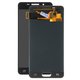 LCD compatible with Samsung A310 Galaxy A3 (2016), (black, without frame, original (change glass) )