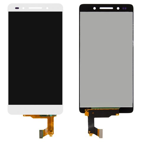 LCD compatible with Huawei Honor 7, white, without frame, Original PRC , PLK L01 